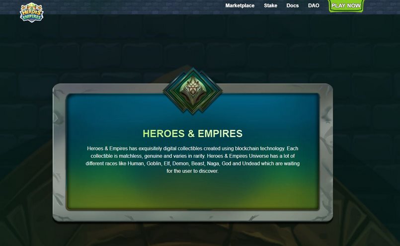 Có nên đầu tư vào Heroes & Empires và HE Token hay không?
