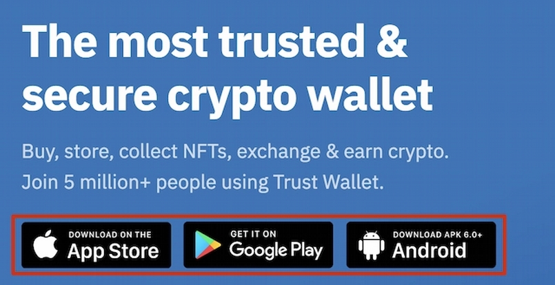 Cài đặt Trust Wallet 